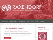 Tablet Screenshot of kj.raxendorf.net